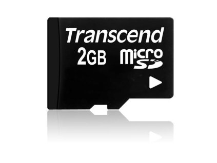 Karta TRANSCEND MicroSD 2 GB, bez adaptéra TS2GUSDC Transcend