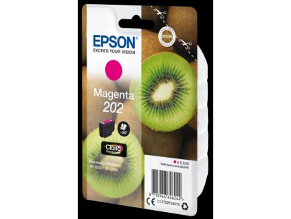 Atramentová tyčinka EPSON Singlepack "Kiwi" Magenta 202 Claria Premium Ink 4,1 ml C13T02F34010 Epson