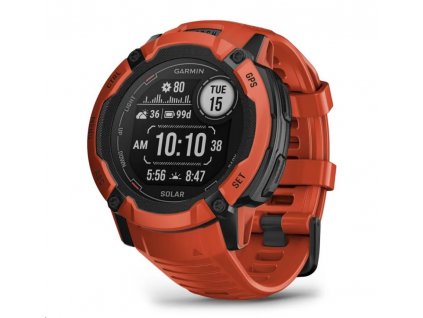 Garmin GPS sportovní hodinky Instinct 2 2X Solar (Red) 010-02805-01