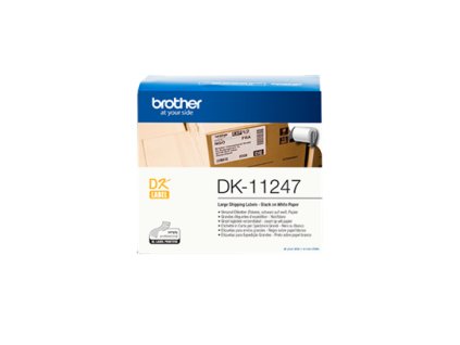 Brother DK-11247 - černá na bílé, 103 mm x 164 mm DK11247