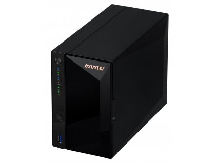Asustor AS3302T 2-šachtový NAS Drivestor 2 Pro, 2 GB DDR4, 1x2.5GE, 3xUSB3.2, Realtek RTD1296 4core 1.4GHz