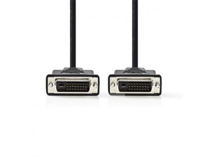 Nedis CCGB32000BK30 - Kabel DVI | DVI-D 24+1-Pin Zástrčka - DVI-D 24+1-Pin Zástrčka | 3 m | Černá barva