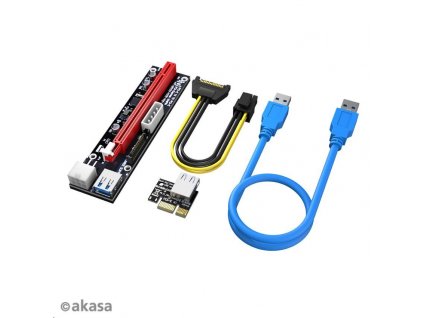 Karta AKASA PCIe Riser Adapter pre GPU Mining AK-CBPW26-KT06 Akasa