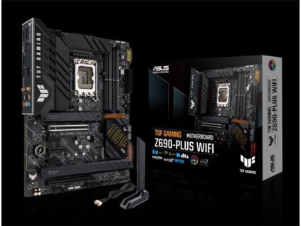 ASUS MB Sc LGA1700 TUF GAMING Z690-PLUS WIFI, Intel Z690, 4xDDR5, 1xDP, 1xHDMI, WI-FI 90MB1AW0-M0EAY0 Asus