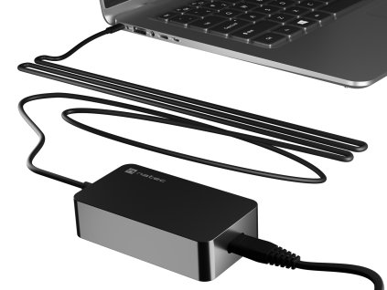 Nabíječka Natec GRAYLING 45W USB-C pro notebooky, tablety, smartphony NZU-2033