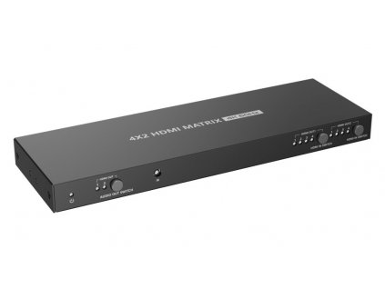 PremiumCord HDMI matrix switch 4:2, UHD 4Kx2K HDR khswit42f