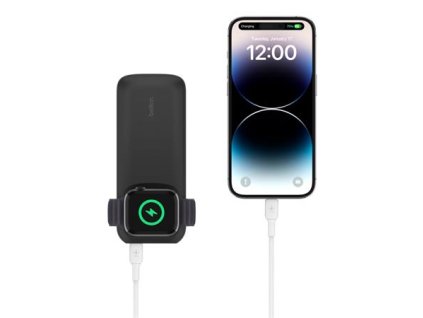 Belkin Bezdrátové nabíjení pro Apple Watch + USB-C PowerBanka, 10000mAh, černá BPD005btBK