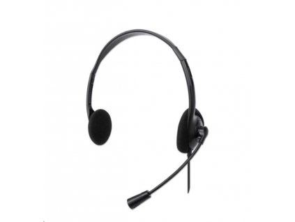 MANHATTAN Sluchátka s mikrofonem Stereo USB Headset, bulk 179850 Manhattan