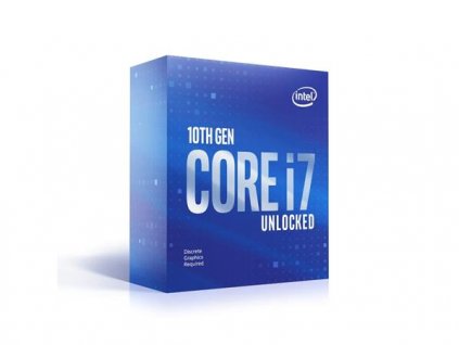 INTEL Core i7-10700F 2.9GHz/8core/16MB/LGA1200/No Graphics/Comet Lake/s chladičem BX8070110700F Intel