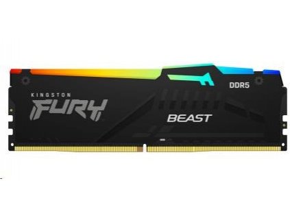 Kingston FURY Beast EXPO/DDR5/16GB/5600MHz/CL36/1x16GB/RGB/Black KF556C36BBEA-16