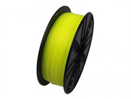 GEMBIRD Tlačová struna (filament) PLA, 1,75 mm, 1 kg, fluorescenčná, žltá 3DP-PLA1.75-01-FY Gembird