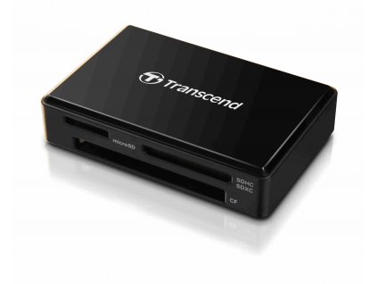 Čítačka kariet TRANSCEND F8 + kábel USB, USB 3.0, čierna TS-RDF8K2 Transcend