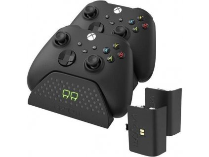 VENOM VS2881 Xbox Series S/X & One Black Twin Docking Station + 2 batteries Venom