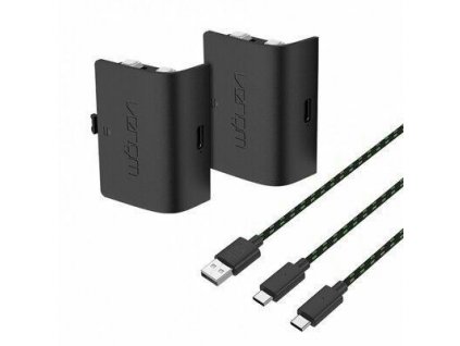 VENOM VS2882 Xbox Series S/X & One Black Twin Battery Pack + 3 meter cable Venom