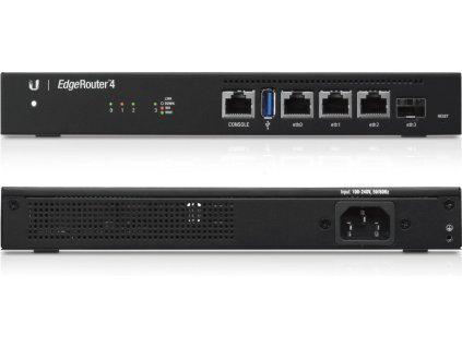 Ubiquiti EdgeRouter 4 3x1000Mbps+ 1x SFP fan-less desktop/rack ER-4