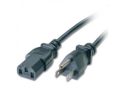 PremiumCord Kabel síťový k počítači 2m s USA zástrčkou kpsp2-usa