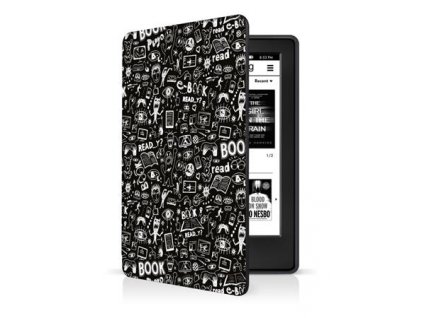 CONNECT IT pouzdro pro Amazon New Kindle 2019/2020 (10. gen.), DOODLE ČERNÁ CEB-1051-DD Connect IT