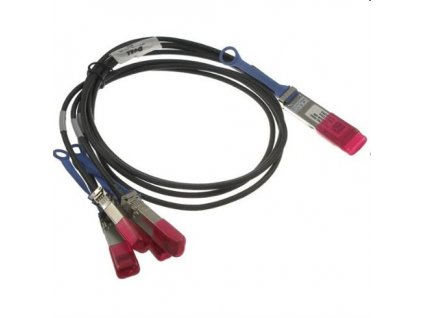 Dell Networking Cable100GbE QSFP28 to 4xSFP28 Passive DirectAttachBreakout Cable 3 Meter Customer Kit 470-ABQB