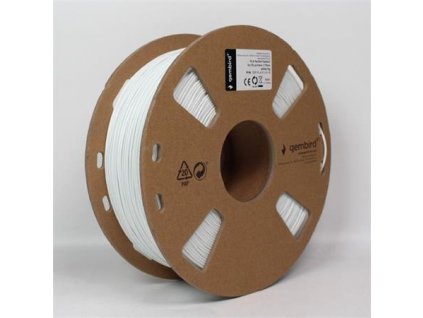 Gembird tisková struna (filament), PLA flexibilní, 1,75mm, 1kg, bílá TIF058111