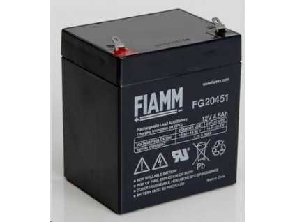 Batéria - Fiamm FG20451 (12V/4,5Ah - Faston 187), životnosť 5 rokov 07953