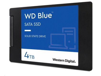 WD Blue 4TB SSD SATA III 6Gbs, 2,5" (7 mm) ( r560MB/s, w520MB/s ) WDS400T3B0A Western Digital