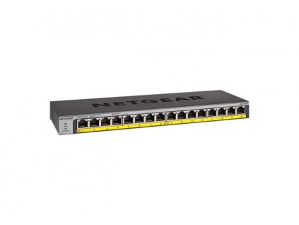 NETGEAR 16-port 10/100/1000Mbps Gigabit Ethernet, POE+ GS116PP GS116PP-100EUS NetGear