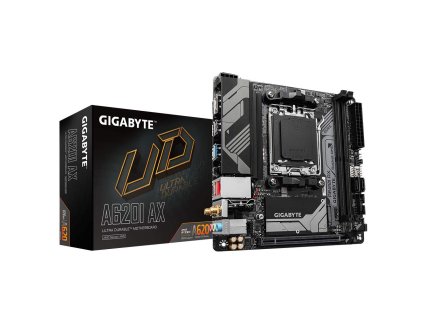 Gigabyte A620I AX, AMD A620, AM5, 2xDDR5, mini-ITX