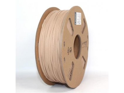 Gembird tisková struna (filament), PLA, 1,75mm, 1kg, přírodní dřevo TIF058116