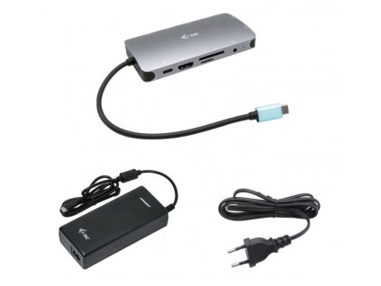 i-tec USB-C Metal Nano Dock HDMI/VGA s LAN + PD 100 W + 112W napájanie (PD 100W) C31NANOVGA112W