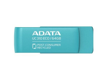 ADATA Flash Disk 64GB UC310E ECO, USB 3.2 , černá UC310E-64G-RGN