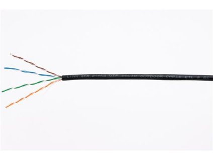 UTP kábel LYNX, Cat5E, vodič, vonkajší PE, čierny, 305 m LX-SLD-UTP5E-OUT-BK LYNX CS