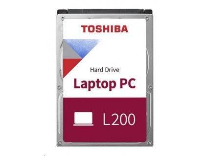 TOSHIBA HDD L200 Mobile (CMR) 500GB, SATA III, 5400 ot./min, 8MB cache, 2,5", 7mm, BULK HDWK105UZSVA Toshiba