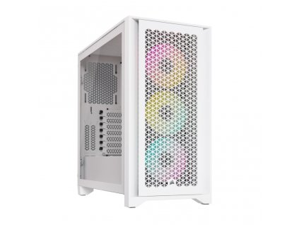 CORSAIR iCUE 4000D RGB AIRFLOW/Midi Tower/Transpar./Bílá CC-9011241-WW Corsair