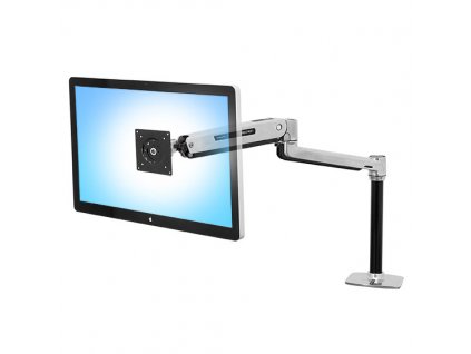 ERGOTRON LX Sit Stand, Desk Mount LCD Arm, Polished, stolní rameno max. 42" obrazovka 45-360-026 Ergotron