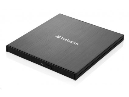 VERBATIM Ultra HD 4K Blu-ray externá slimline napaľovačka (USB 3.1, USB-C) + bezplatné 25GB médium 43889 Verbatim