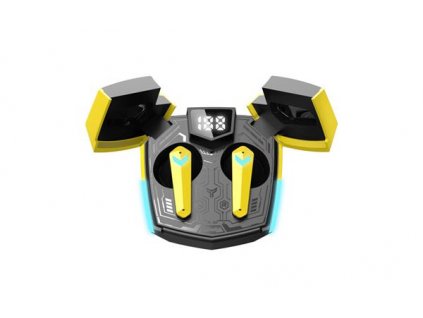 Canyon GTWS-2, Doublebee, herné True Wireless Bluetooth slúchadlá do uší, nabíjacia stanica v kazete, žlté CND-GTWS2Y