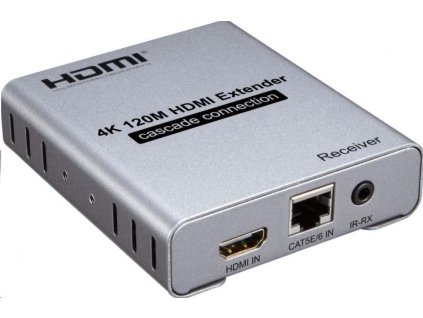 Kód samostatného prijímača HDMI 4K na extender PremiumCord: khext120-5 khext120-5R