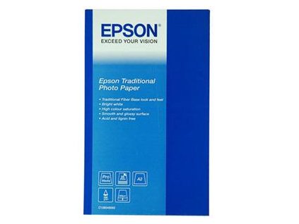 Traditional Photo Paper,DIN A2,330g/m?,25 Blatt C13S045052 Epson