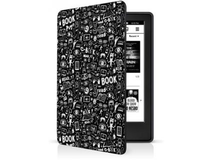 Puzdro CONNECT IT pre Amazon Kindle 2021 (11. gen.), doodle black CEB-1061-DD Connect IT