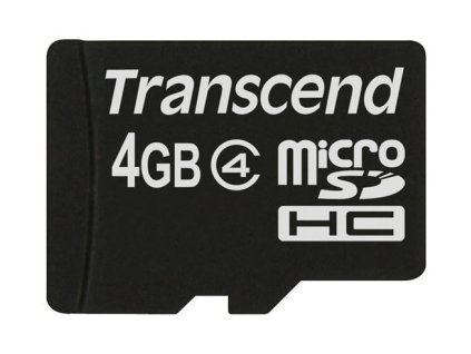 Karta TRANSCEND MicroSDHC 4 GB triedy 4, bez adaptéra TS4GUSDC4 Transcend