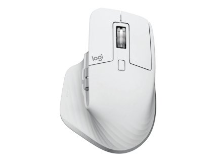 mx master 3s mouse top view pale gray s