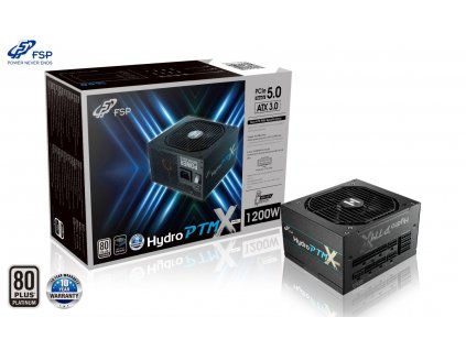 Hydro PTM X PRO ATX3.0 PCIe5.0/1200W/ATX/80PLUS Platinum/Modular/Retail PPA12A1203 Fortron