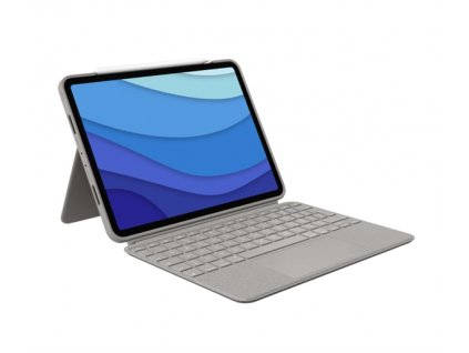 Logitech® Combo Touch for iPad Pro 12.9-inch (5th generation) - SAND - UK - INTNL 920-010222