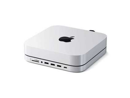 Satechi USB-C Aluminium Stand & Hub pre Mac Mini with SSD enclosure - Silver ST-MMSHS