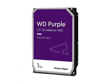 WD PURPLE WD10PURZ 1TB SATA/600 64MB cache, nízka hlučnosť, CMR WD11PURZ Western Digital