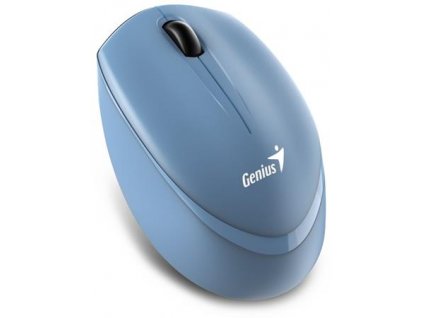 Genius NX-7009 Myš, bezdrátová, optická, 1200DPI, 3 tlačítka, Blue-Eye senzor, USB, modrá 31030030401