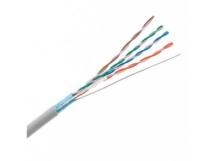 KELine kabel FTP, Cat5E, lanko, LSOH, box 305m - šedá KE300S26-RLX
