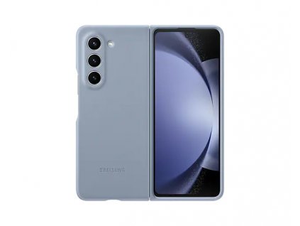 Samsung Zadní kryt z eko kůže pro Galaxy Z Fold5 Blue EF-VF946PLEGWW