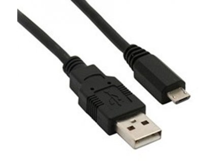 Solight USB kábel, USB 2.0 A konektor - USB B micro konektor, sáček, 1m SSC1301E
