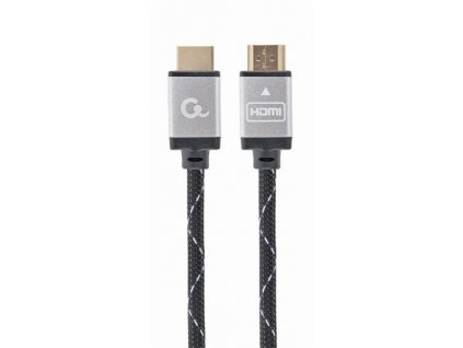 Gembird kábel HDMI High speed (M - M), séria Select Plus, Ethernet, pozlátené konektory, 1 m CCB-HDMIL-1M